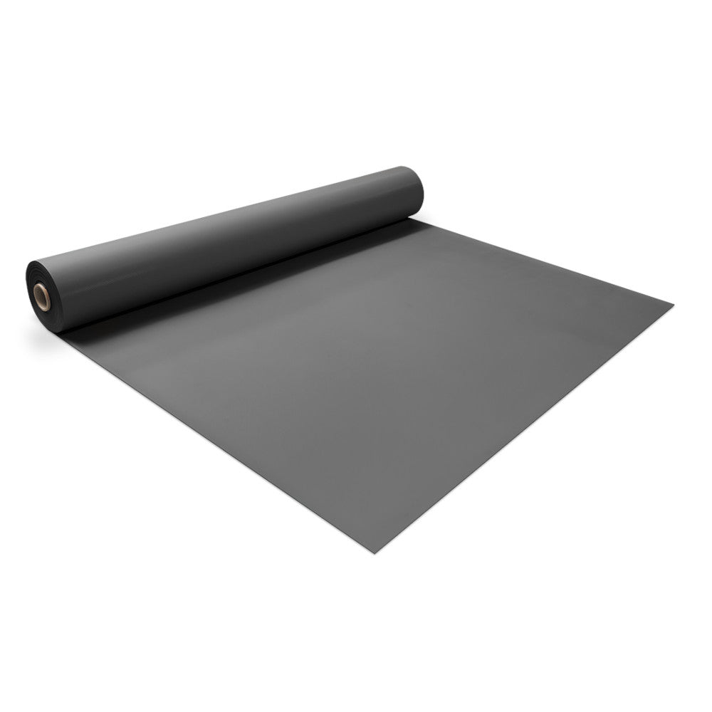Bobina 10x1,65 m Telo pvc armato di rivestimento antiscivolo antisdrucciolo Grigio Scuro