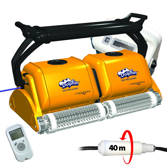 Robot pulitore per piscina Dolphin 2x2 Pro Gyro per piscine olimpioniche