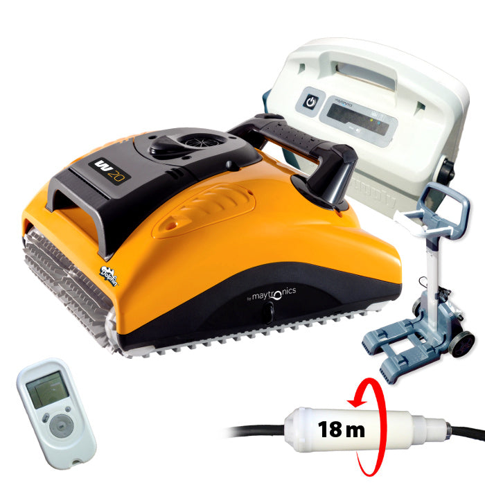 Robot per piscine Dolphin W20 per fontane e spiagge