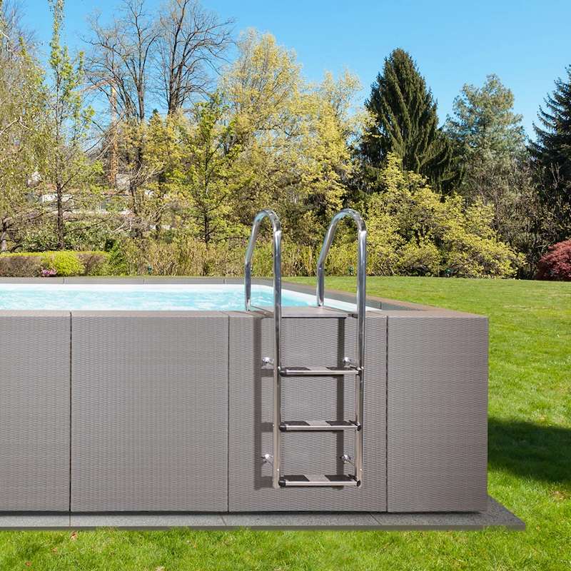 scala Piscina fuori terra Laghetto Dolcevita Diva 3 x 6 m Filtro a cartuccia