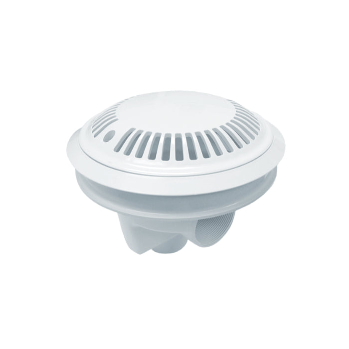Scarico di fondo Ø 200 mm con griglia antivortice in ABS ø2" per piscina in liner Astralpool fluidra bianco