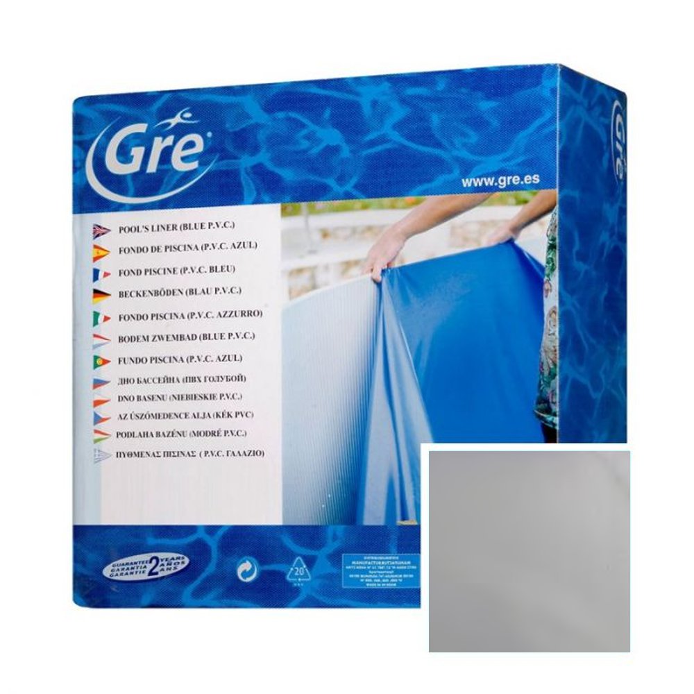 SPCO41G Liner GRIGIO ø 410 x h124 cm 60/100 per piscina in in composito AVANTGARDE KPCO41