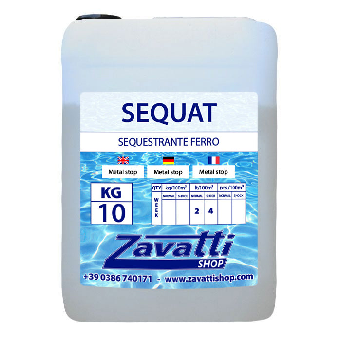 10 Lt Iron Sequat - sequestrante ferro per piscine