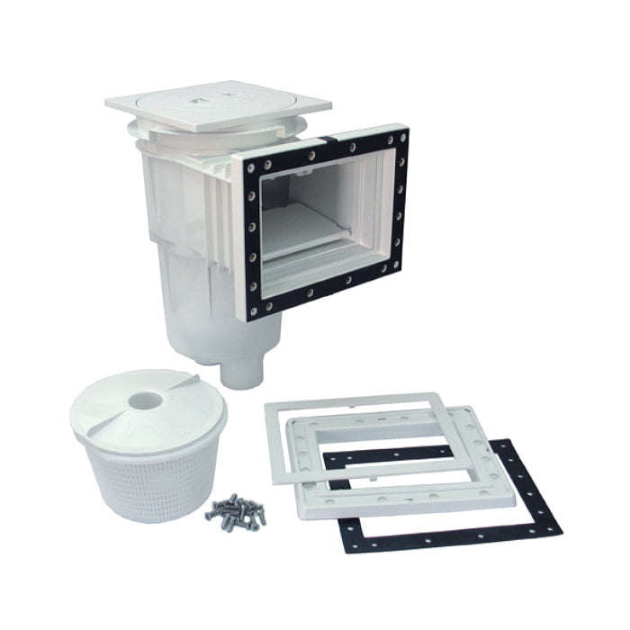 Skimmer a bocca standard in ABS 17,5 Lt per piscina in liner pvc Astralpool con flange