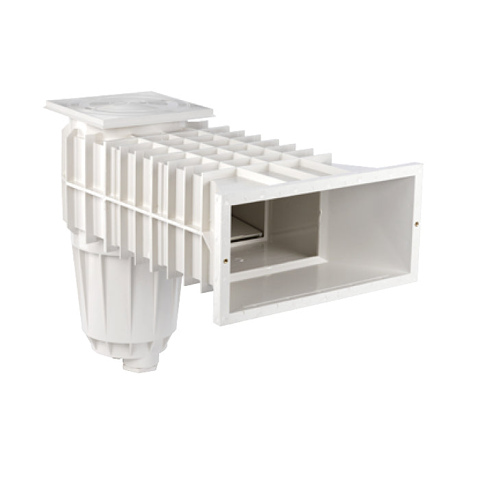 Skimmer bocca svasata con doppia prolunga in ABS per piscina in cemento - Pool's completo