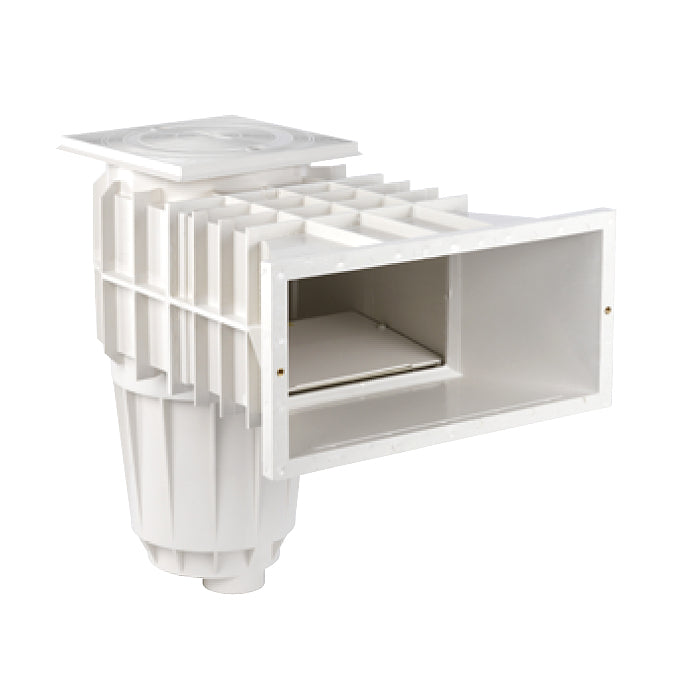 Skimmer bocca svasata con prolunga in ABS per piscina in cemento - Pool's completo