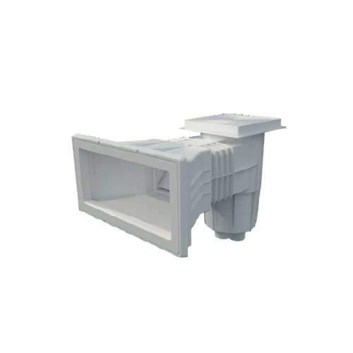 Skimmer bocca standard con prolunga in ABS 15 Lt per piscina con liner pvc Astralpool con guarnizioni, skimmer