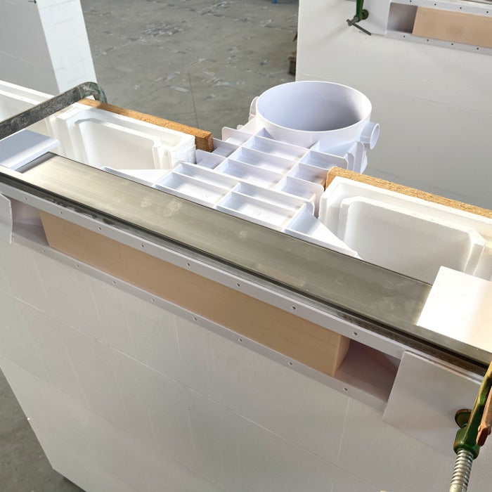 Easy kit Skimmer Kart, kit piscina fai da te 4 x 11 x h 1.50, skimmer filtrante