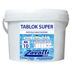10 Kg Tablok Super pastiglie multifunzione per mantenimento piscina