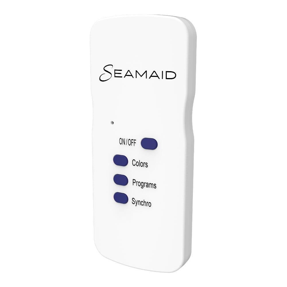 Seamaid 502877 Faro per piscina / Proiettore piatto multicolor PAR56 90 led con telecomando 16W, dettaglio radiocomando