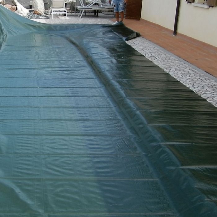 Copertura invernale base 7 x 11 m per piscina 6 x 10 m