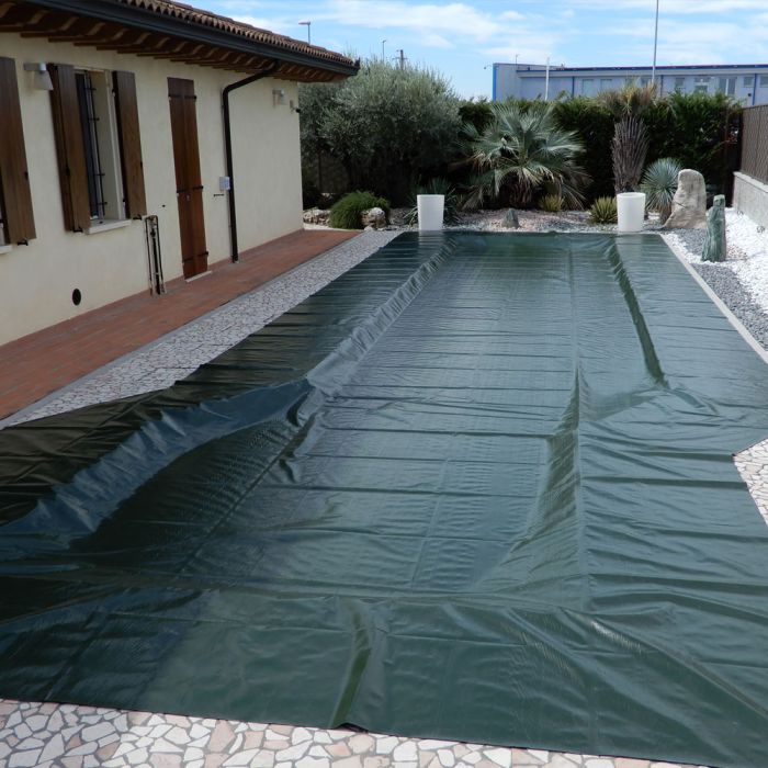 Copertura invernale base 5 x 7 m per piscina 4 x 6 m