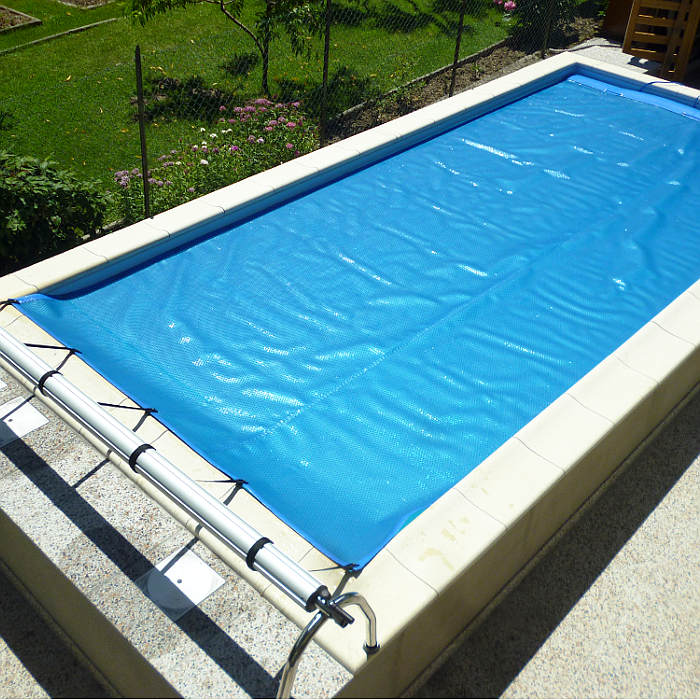 Copertura isotermica per piscina 7 x 14 mt multiball rettangolare
