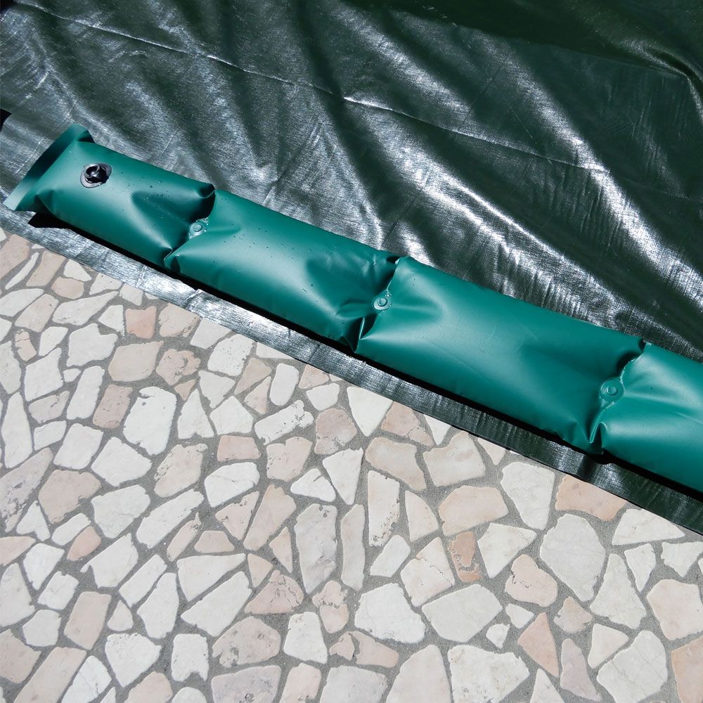 Kit di 5 tubolari salsicciotti ANTIVENTO da 2mt per telo invernale - nuovo