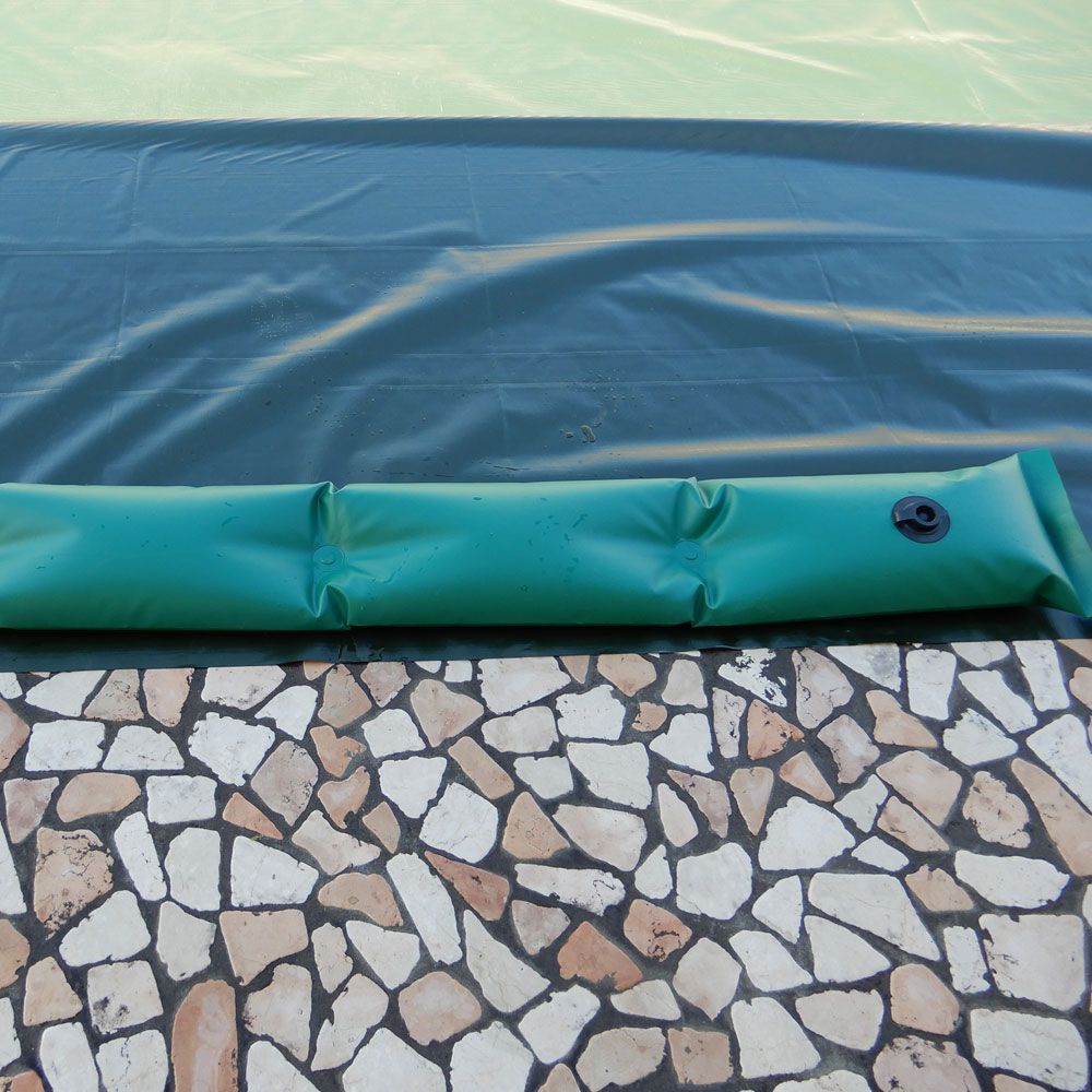 Kit di 5 tubolari salsicciotti ANTIVENTO da 2mt per telo invernale - posato
