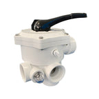 Válvula selectora manual en ABS de 6 vías con conexiones roscadas Ø 1 1/2” - Pool's