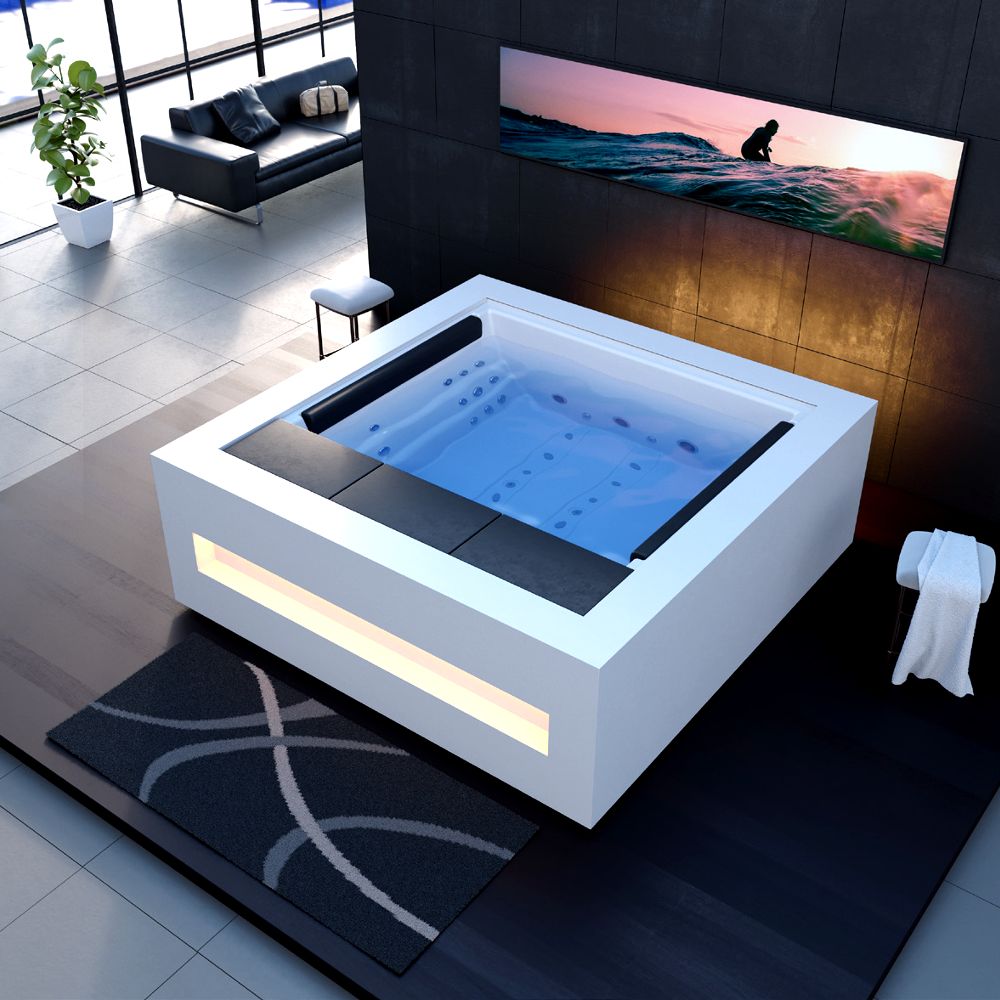 Vasca Spa idromassaggio Pure con mobile illuminato