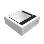 Pure whirlpool spa tub with cabinet 