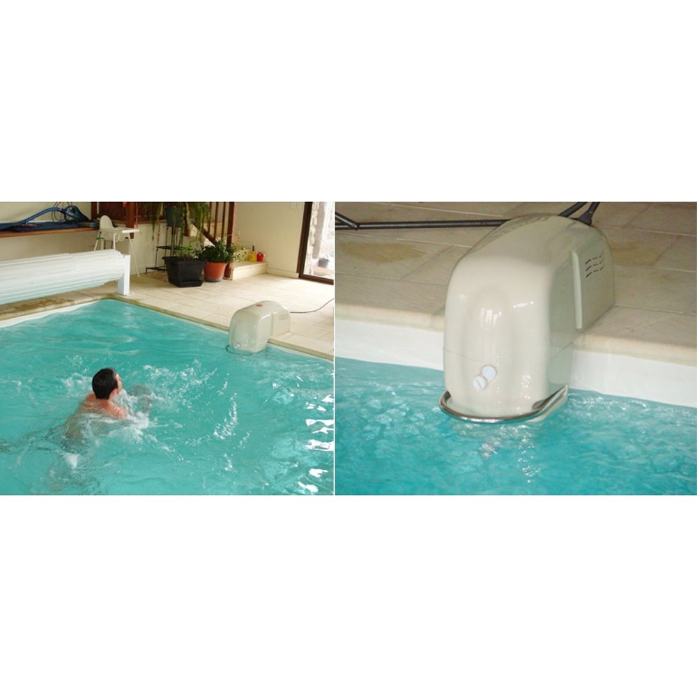 JL 50 Nuoto controcorrente Filtrinov Jet Luxe, pompa 50mc/h, 2,2kw esempio di installazione