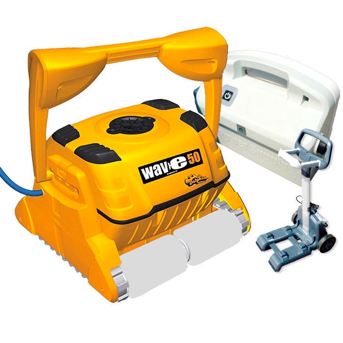 Robot pulitore Dolphin Wave 50 per piscina in piastrelle mosaico kanebo